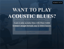 Tablet Screenshot of bluesguitarinstitute.com